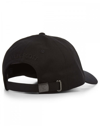 Lyle And Scott Cotton Twill Baseball Cap True Black