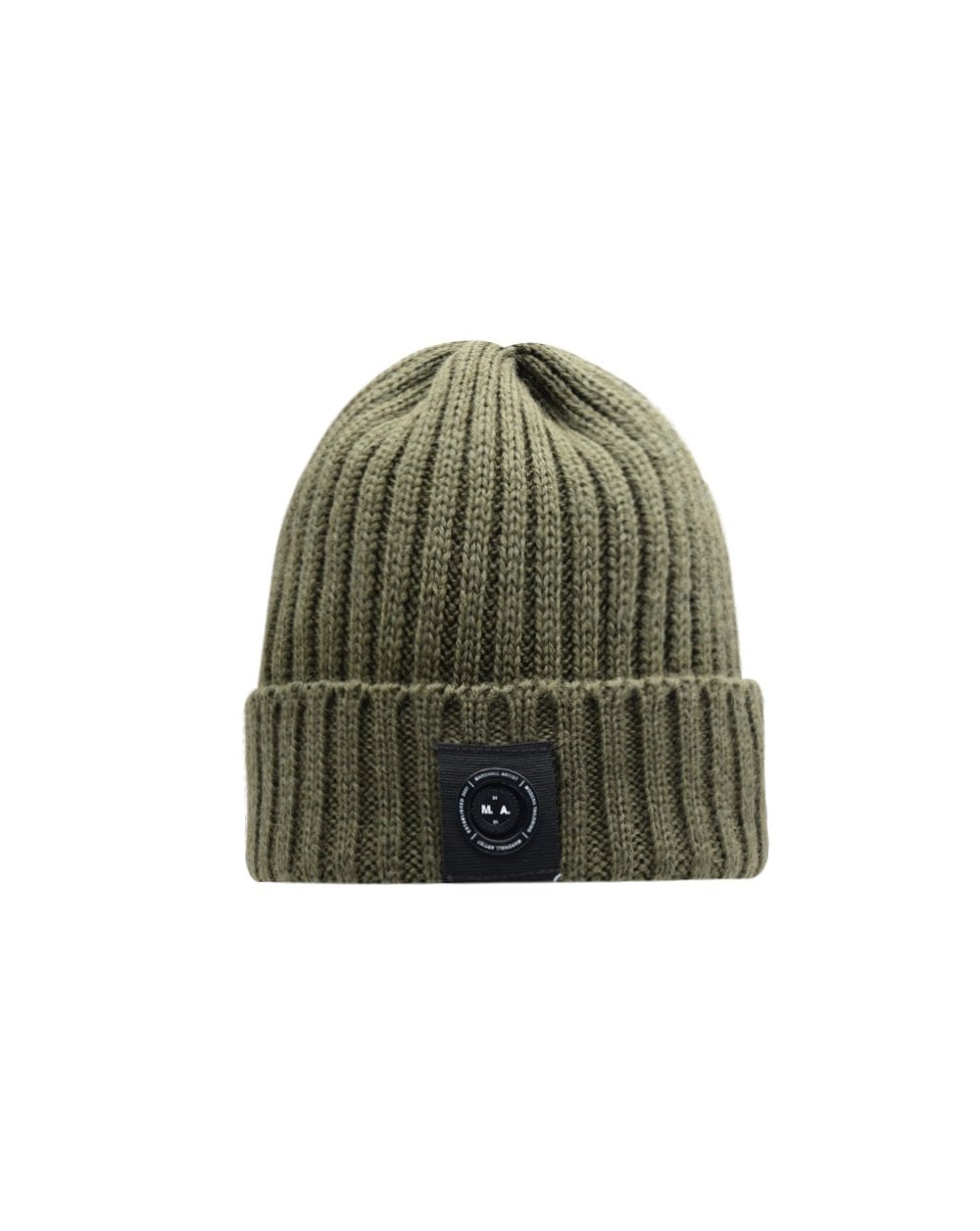 Marshall Artist Micro Siren British Wool Beanie Khaki