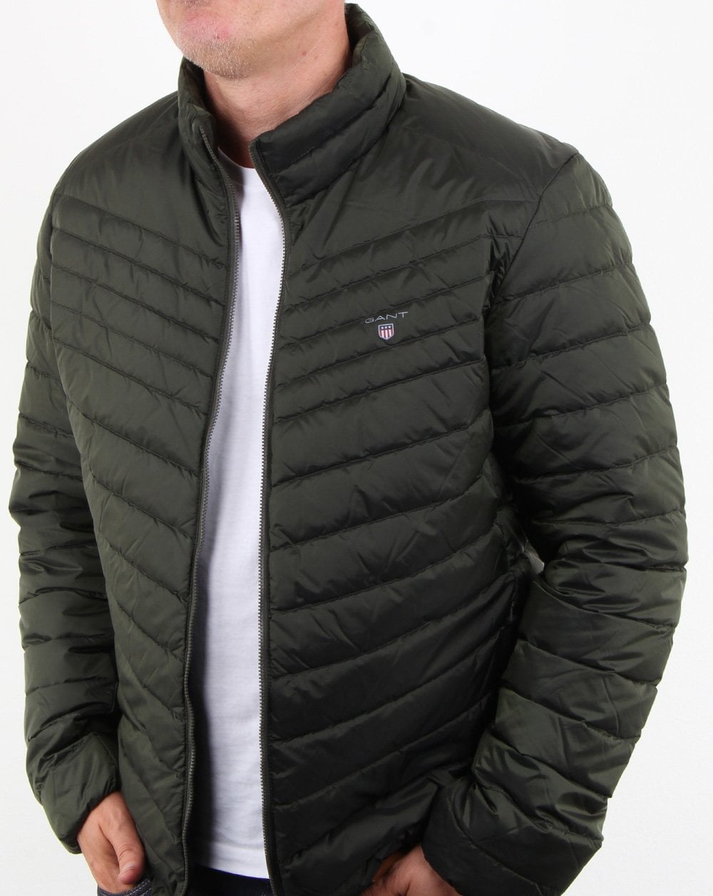 Gant The Airlight Down Jacket Moss Green