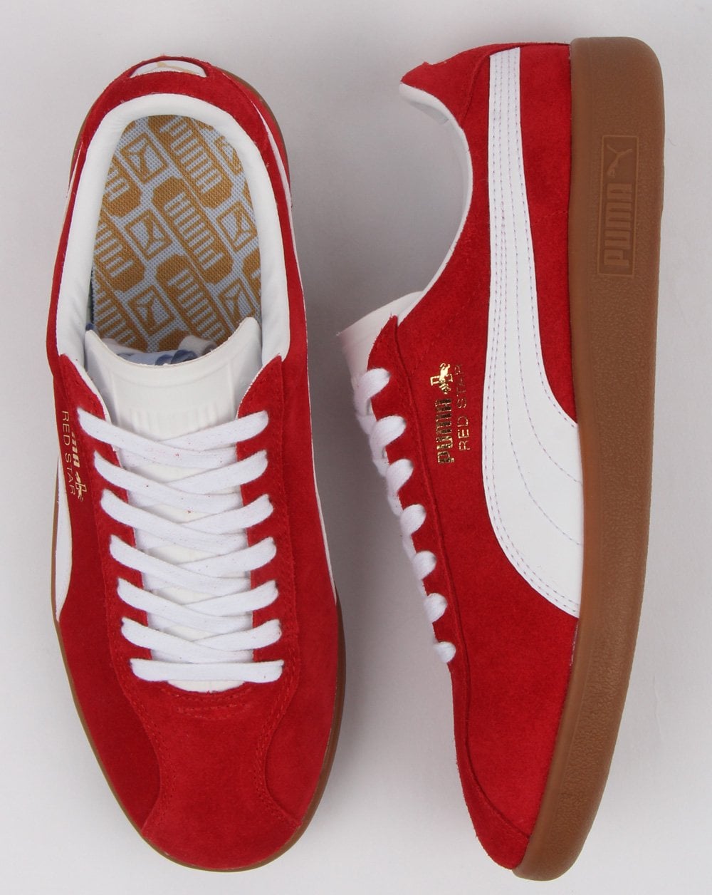 Puma Red Star Trainer Red/white