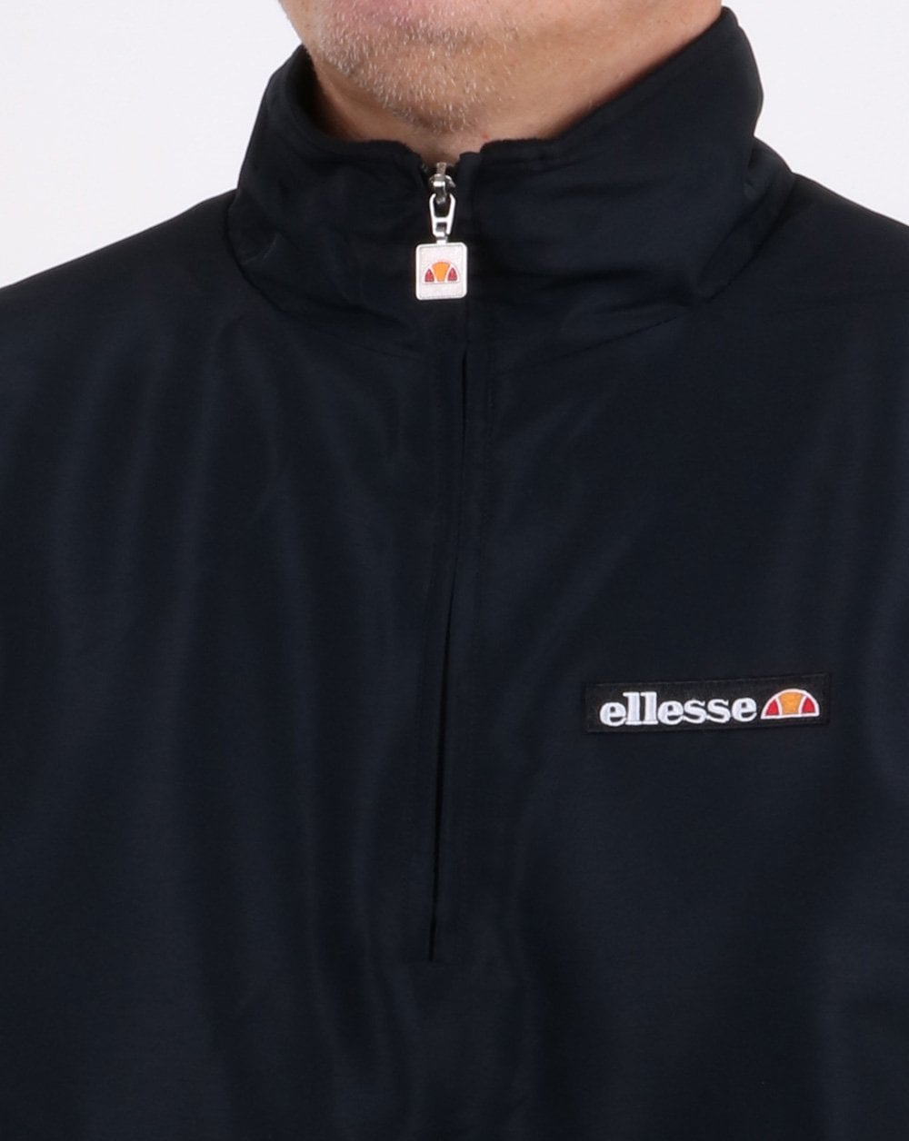 Ellesse Orte Quarter Zip twin fabric Black
