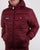 Ellesse Padded Bomber Jacket Burgundy