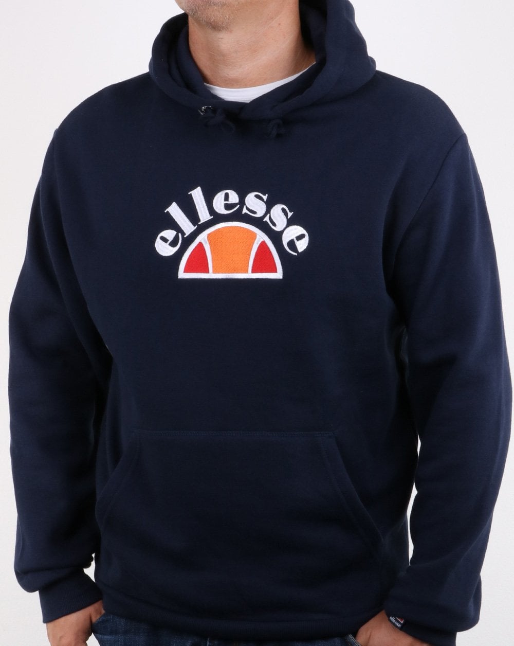 Ellesse Arc Logo Hoody Navy