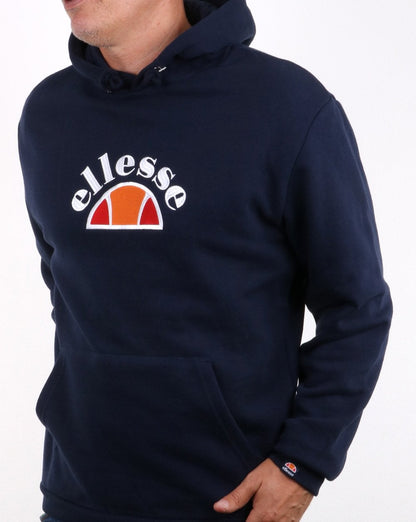 Ellesse Arc Logo Hoody Navy