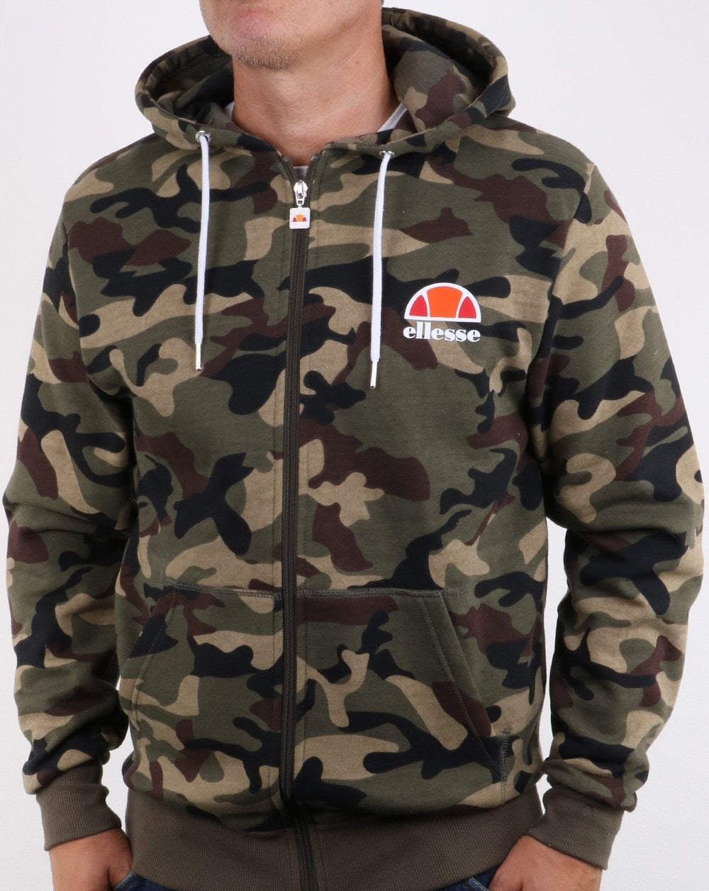 Ellesse Miletto Full Zip Hoody Camo