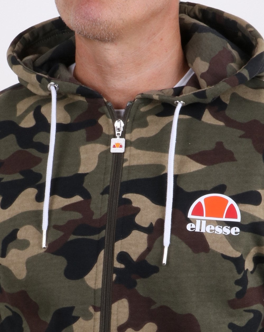 Ellesse Miletto Full Zip Hoody Camo
