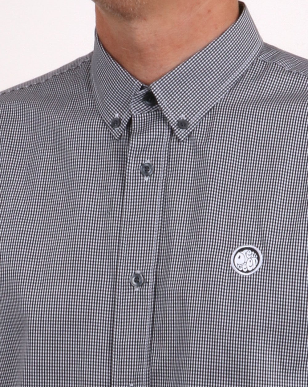 Pretty Green Hendry Gingham Shirt Black