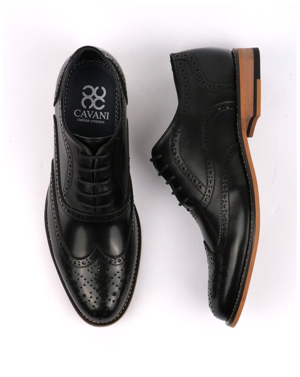80s Casual Classics Oxford Brogues Black