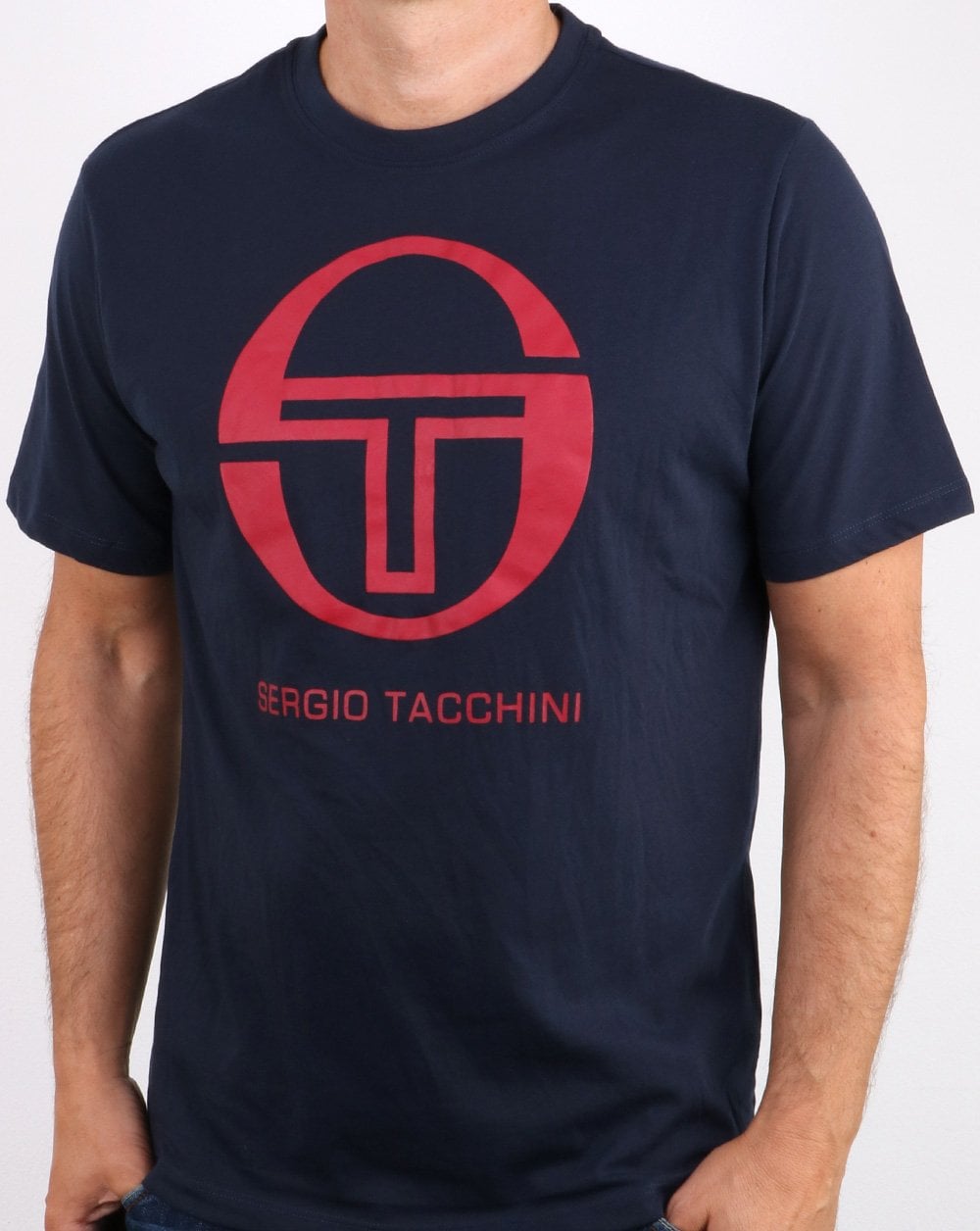Sergio Tacchini Logo T-shirt Navy/Red
