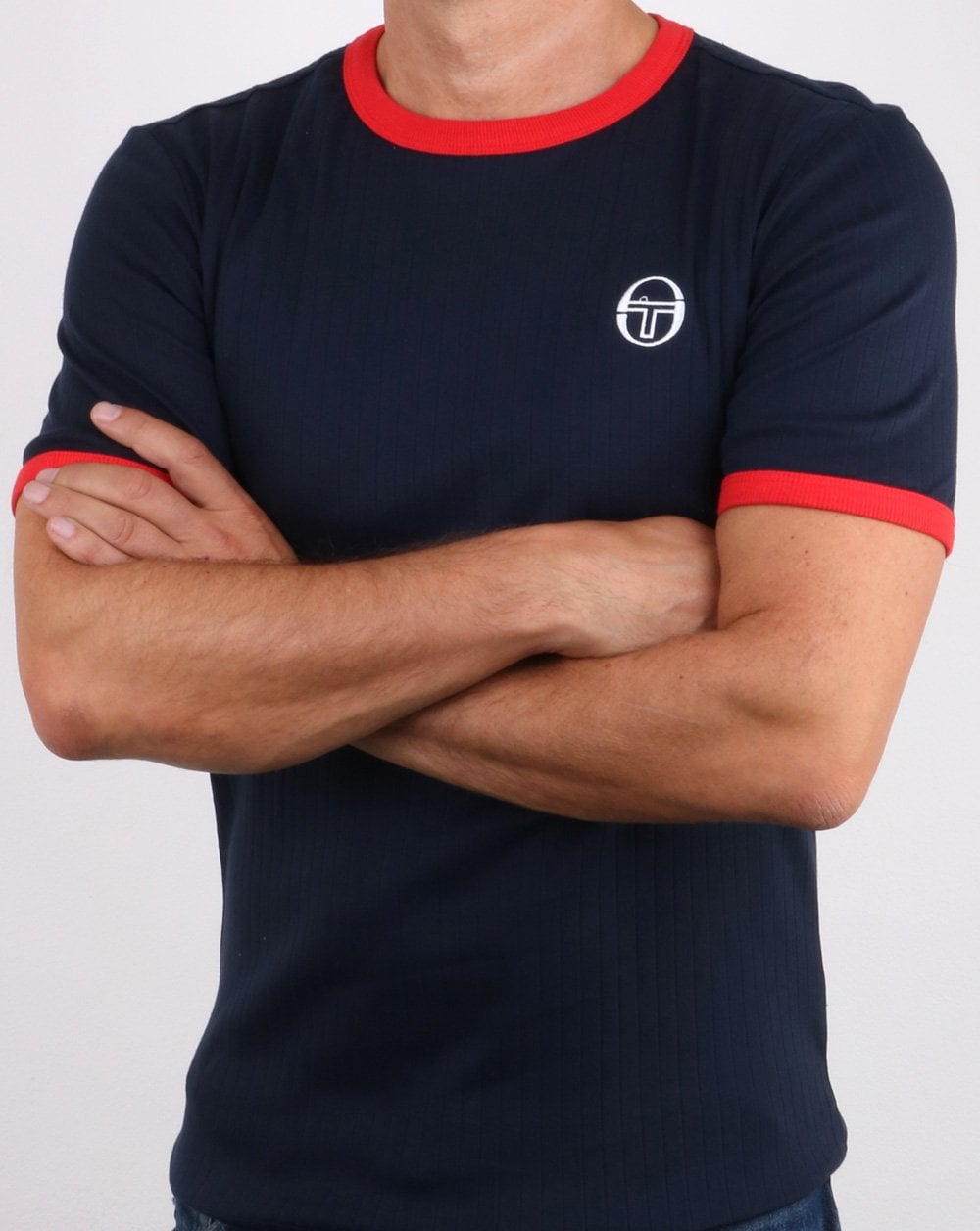 Sergio Tacchini Drop T-shirt Navy/red