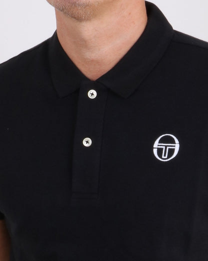 Sergio Tacchini Classic Polo Shirt Black/white
