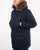 Marshall Artist Detachable Fur Hooded Parka Navy