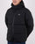 Lacoste Detachable Hood Quilted Water-resistant Jacket Black