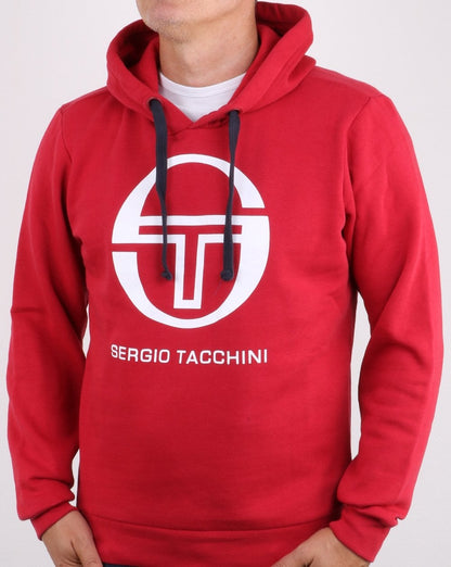 Sergio Tacchini LOGO Hoodie Red/White