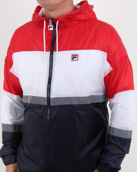 Fila Vintage Cedric Rain Jacket Red/navy/white