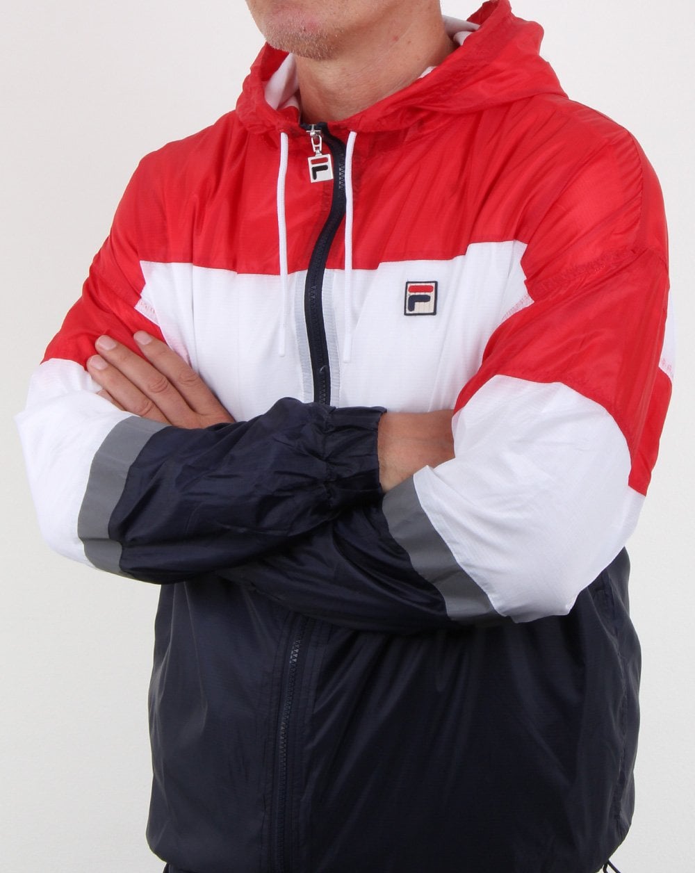 Fila Vintage Cedric Rain Jacket Red/navy/white