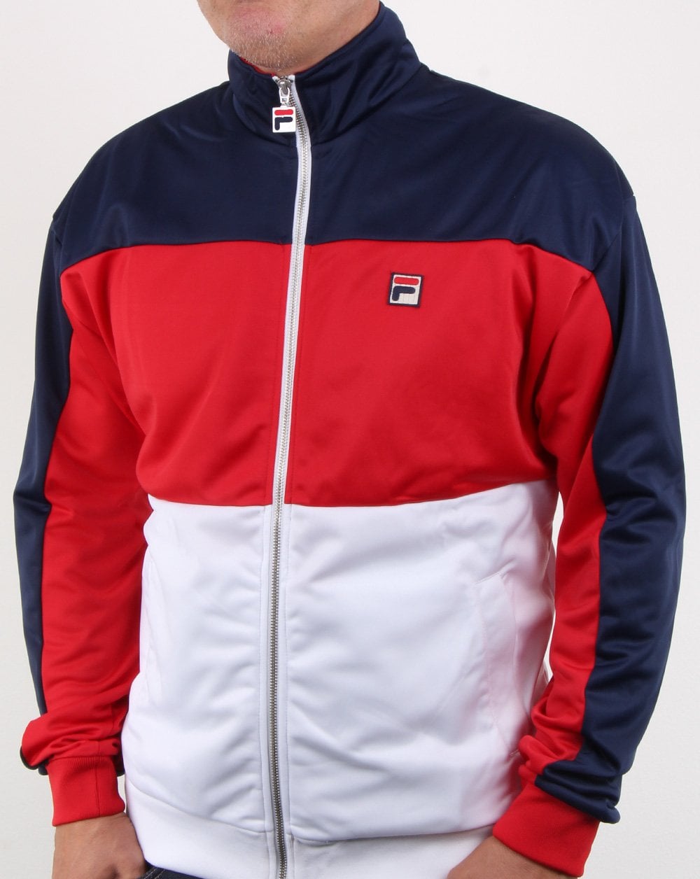 Fila Vintage Sterling Track Top Navy/red/white