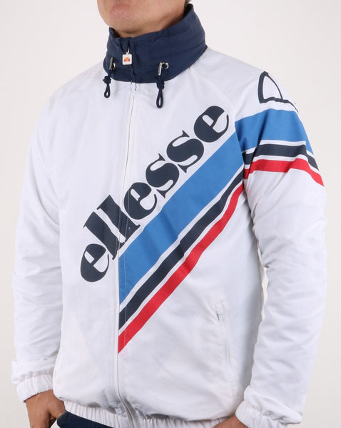 Ellesse Italia Swoosh Track Jacket White