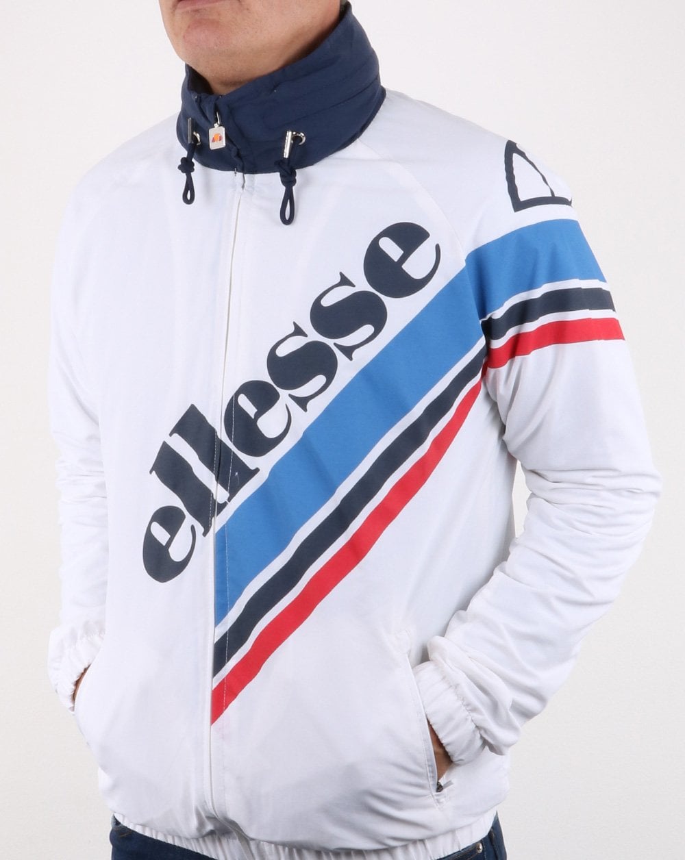 Ellesse Italia Swoosh Track Jacket White