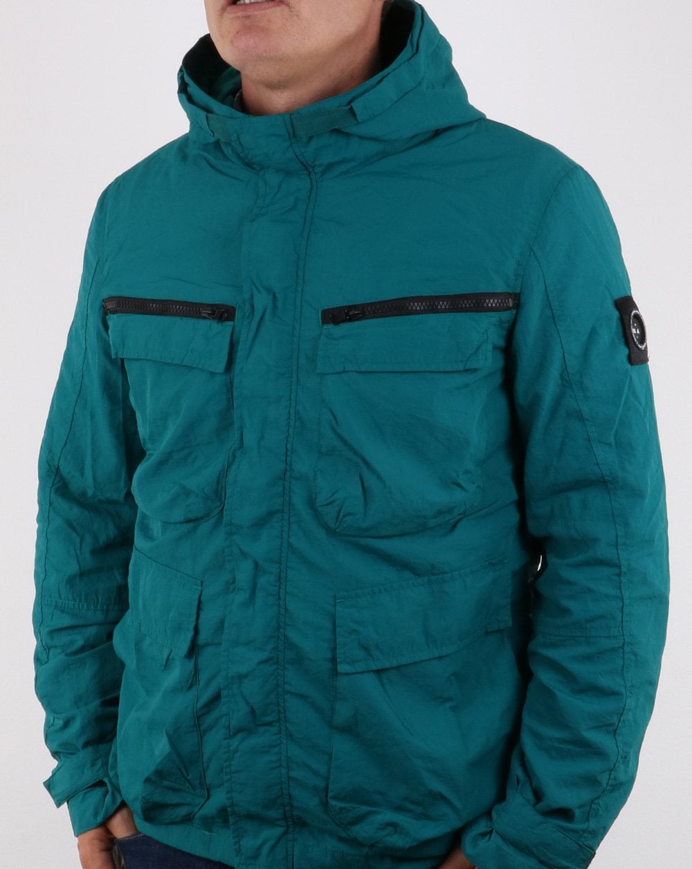 Marshall Artist Garment Dyed Jacket Deep Teal
