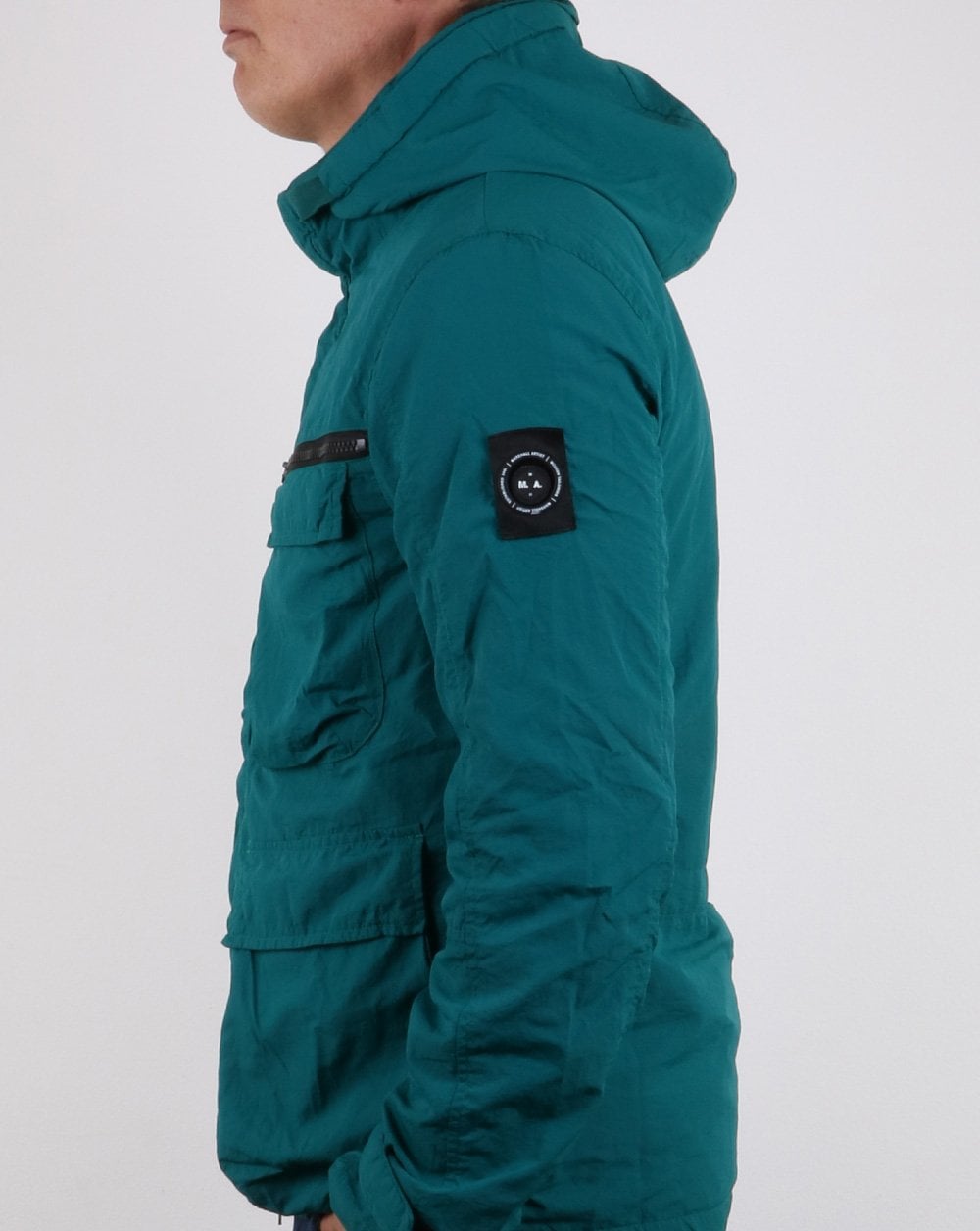 Marshall Artist Garment Dyed Jacket Deep Teal