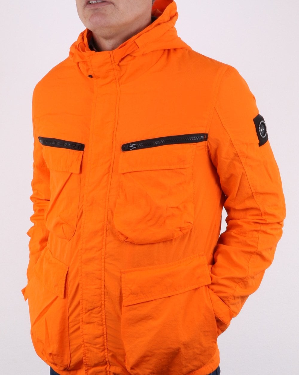 Marshall Artist Garment Dyed Field Jacket Orange