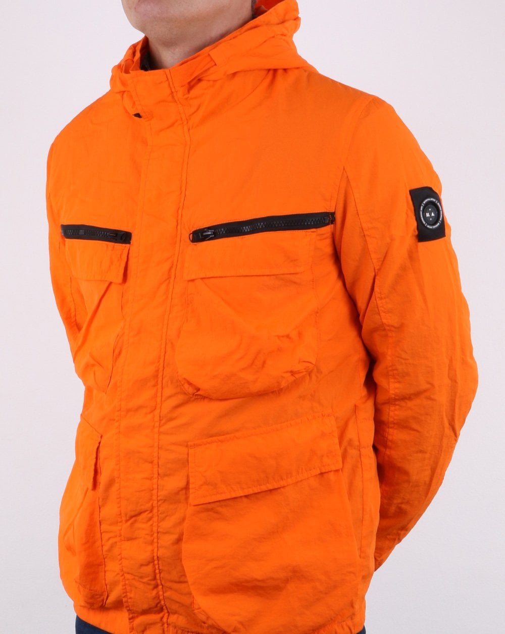 Marshall Artist Garment Dyed Field Jacket Orange