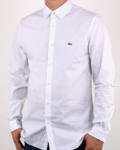 Lacoste Shirt White/Blue