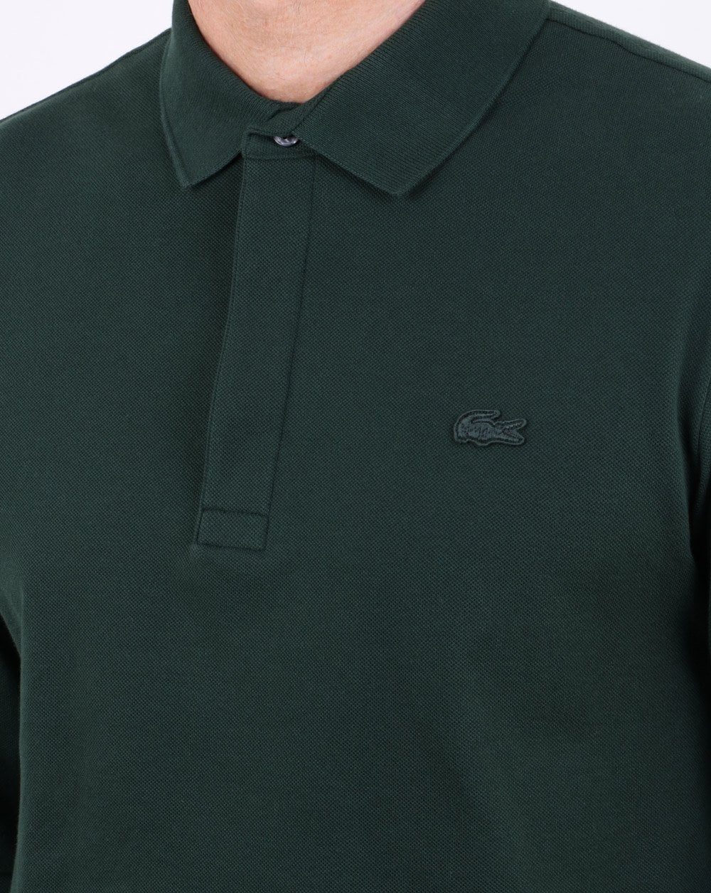 Lacoste Long Sleeve Polo Shirt Dark Green