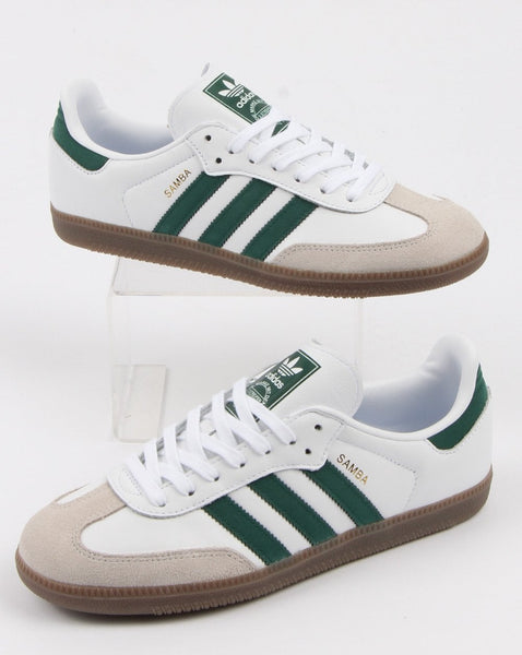 Adidas Samba Og Trainers White/collegiate Green