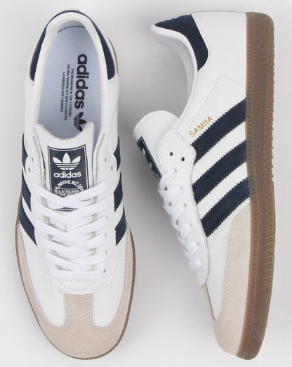 Adidas Samba Og Trainers White/navy