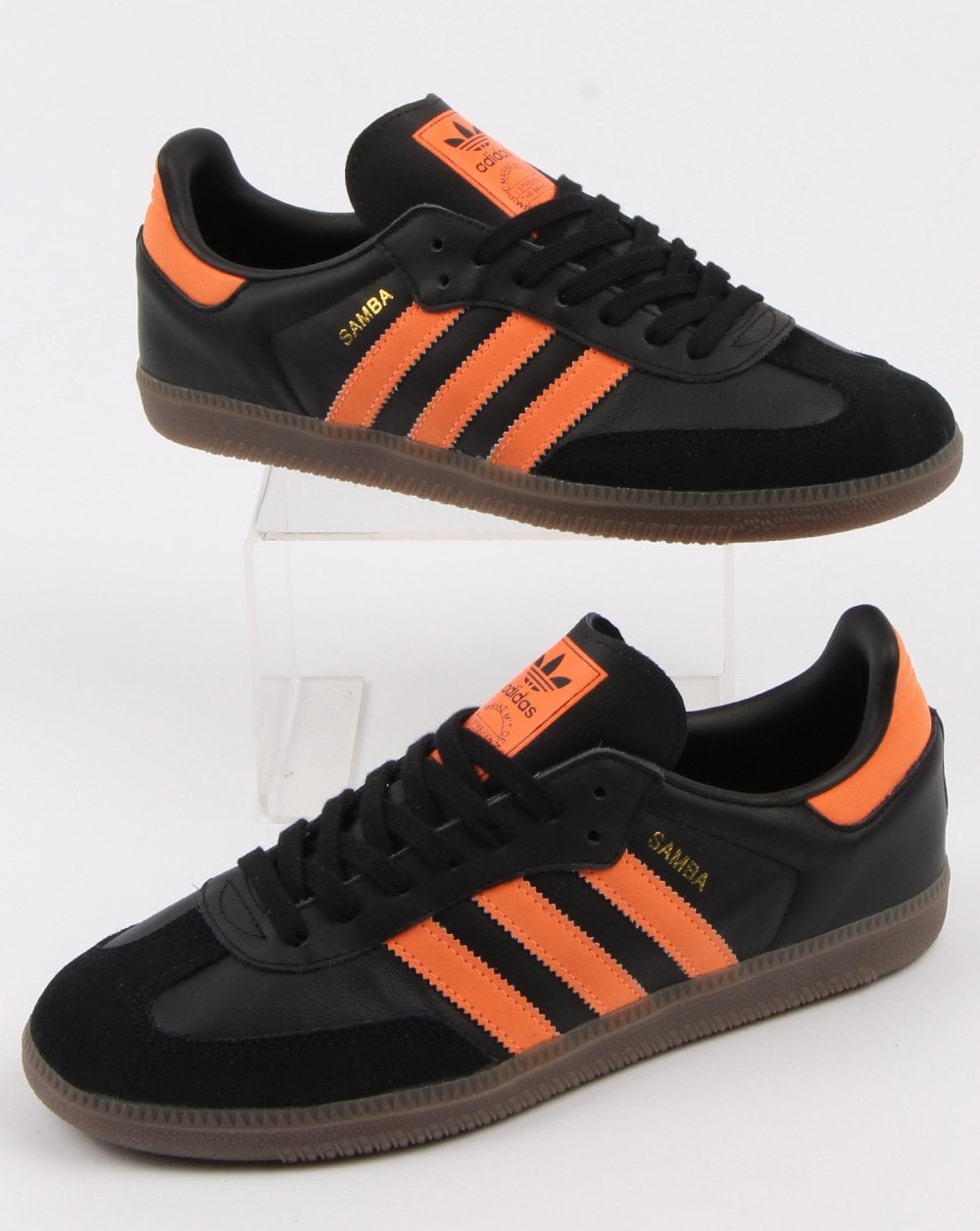 Adidas Samba Og Trainers Black/ Orange