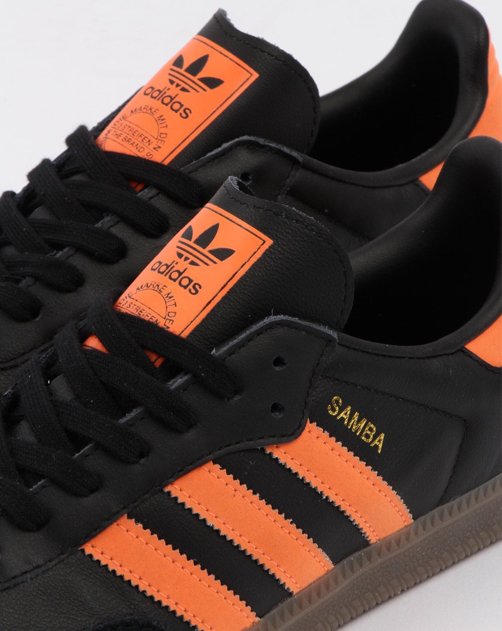 Adidas Samba Og Trainers Black/ Orange