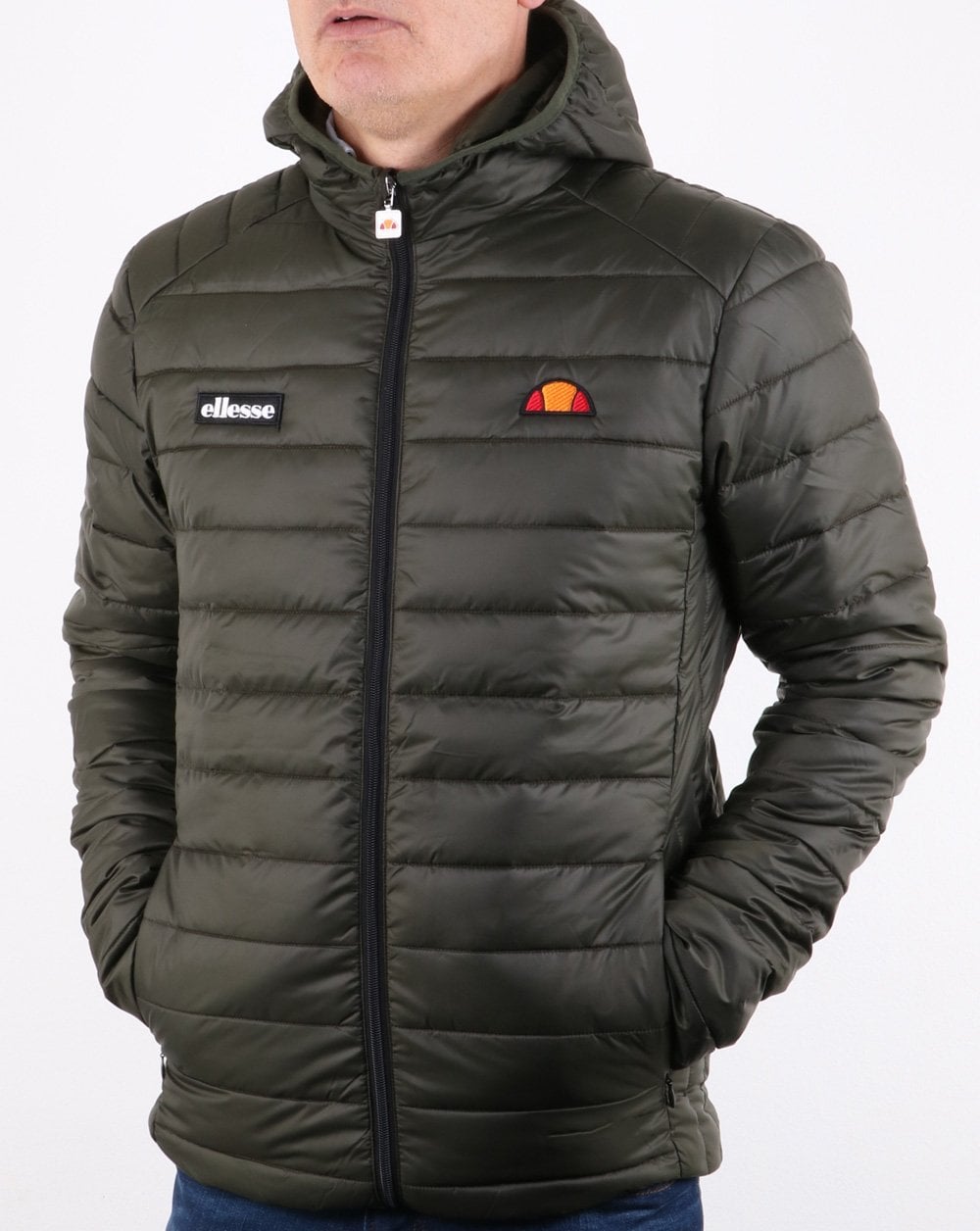 Ellesse Lombardy Padded Jacket Khaki Green