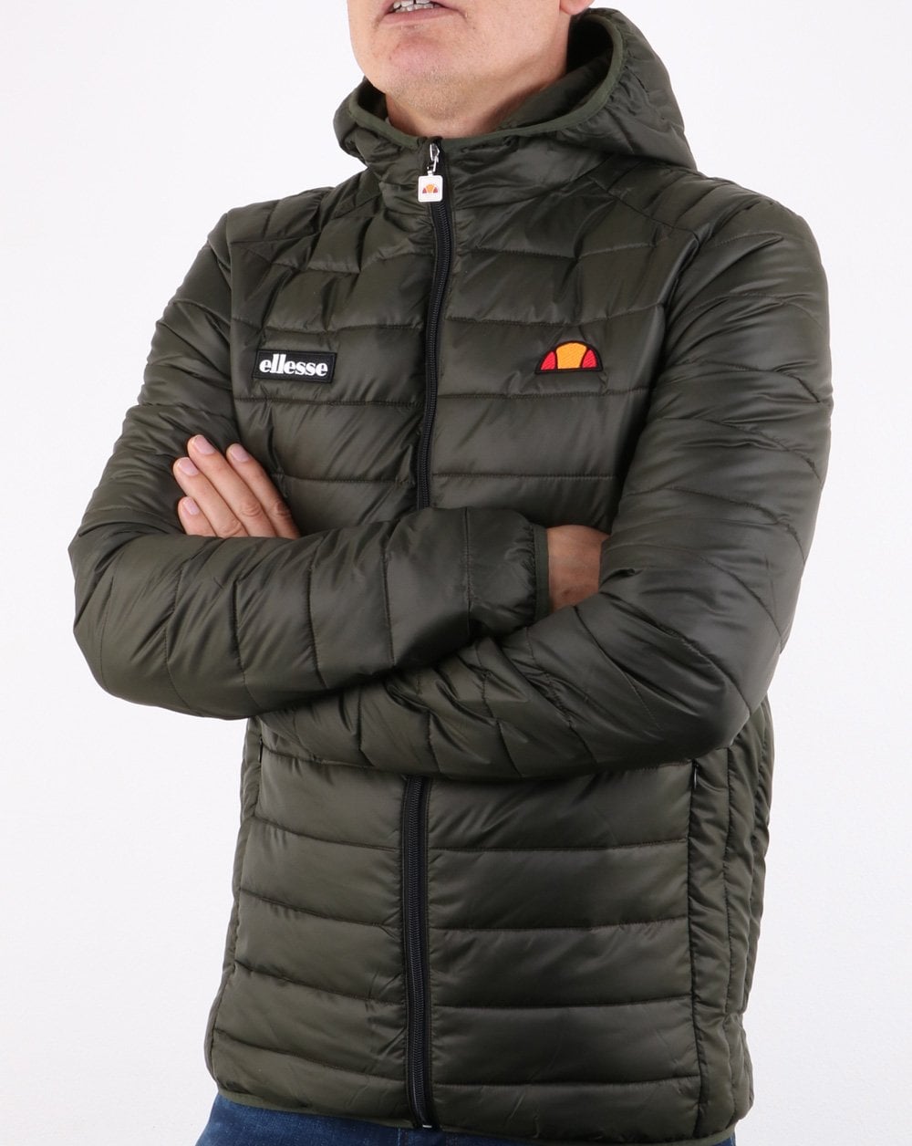 Ellesse Lombardy Padded Jacket Khaki Green