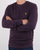 Lyle And Scott Crew Neck Sweatshirt Deep Plum
