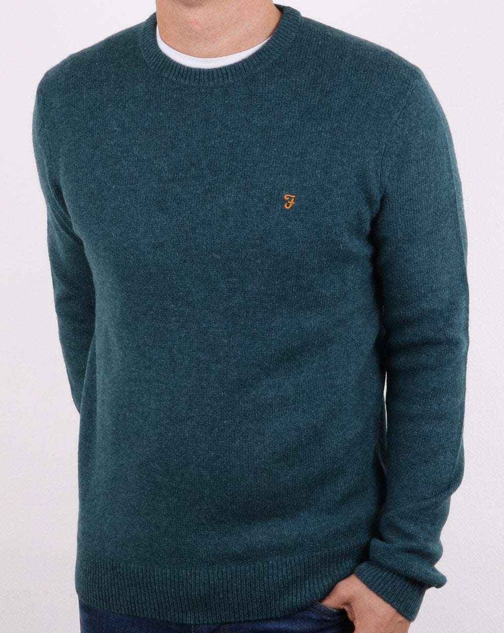 Farah Rosecroft Jumper Dark Teal