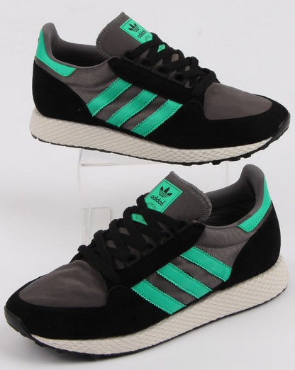 Adidas Forest Grove Trainers Black/Green/grey