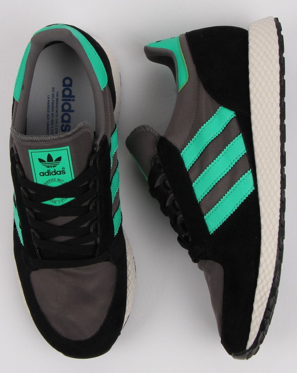 Adidas Forest Grove Trainers Black/Green/grey