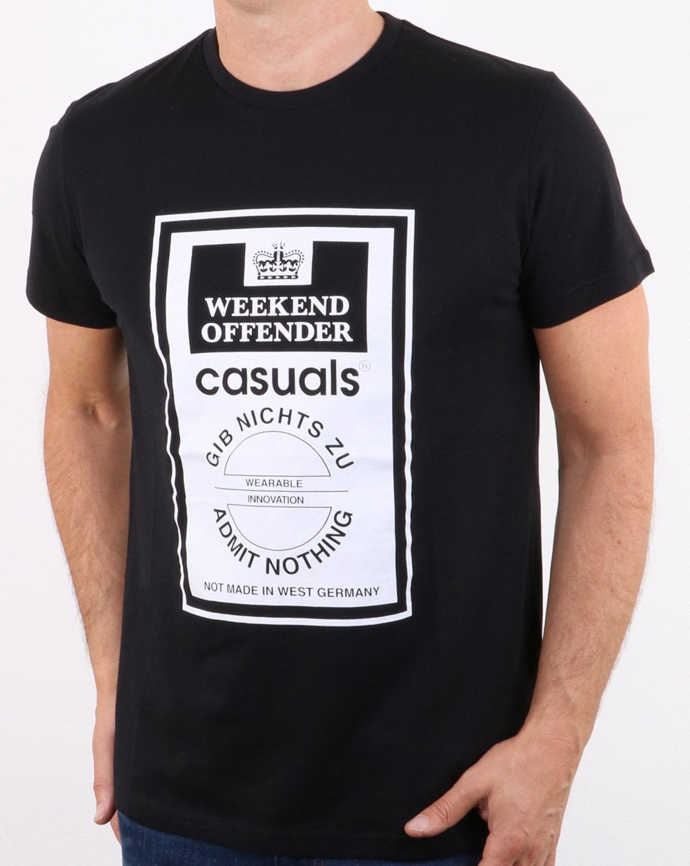 Weekend Offender Gib Nicht Zu T-shirt Black