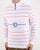Marshall Artist Marine Stripe Quarter Zip White