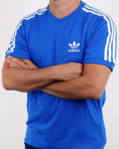 Adidas Originals 3 Stripes T Shirt Bluebird