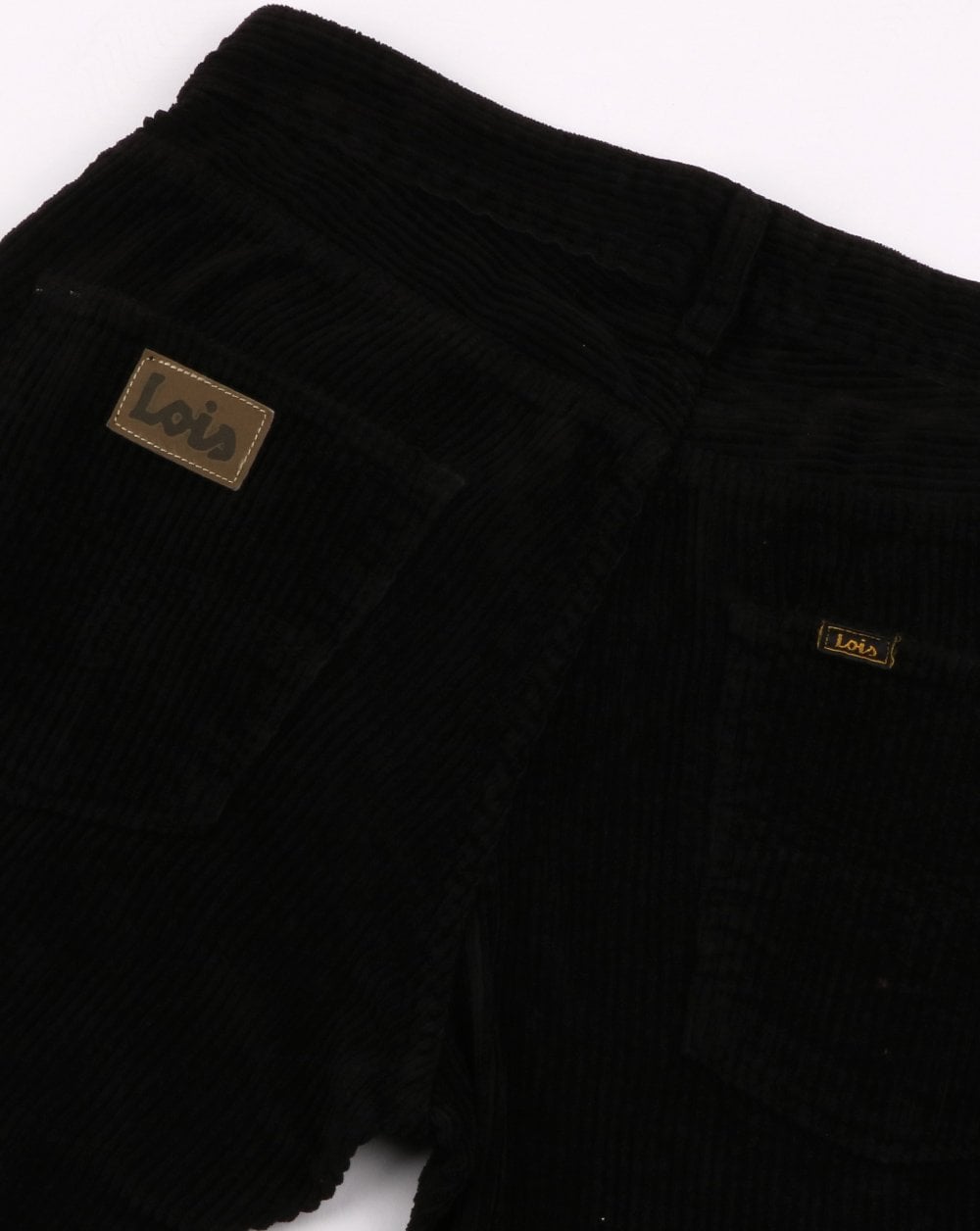 Lois Terrace Regular Taper Fit Jumbo Cords - Black