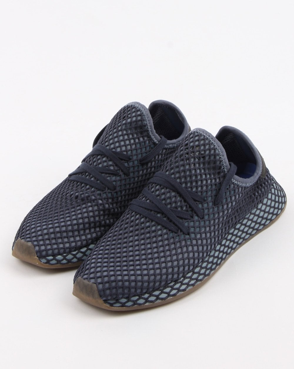 Adidas Deerupt Runner Trainers Dark Blue/ash Blue