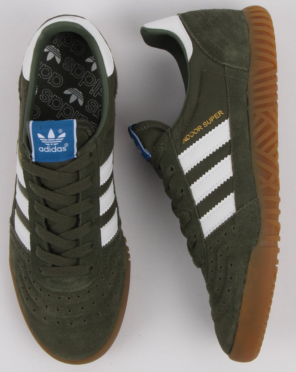 Adidas Indoor Super Trainers Base Green/white/gum