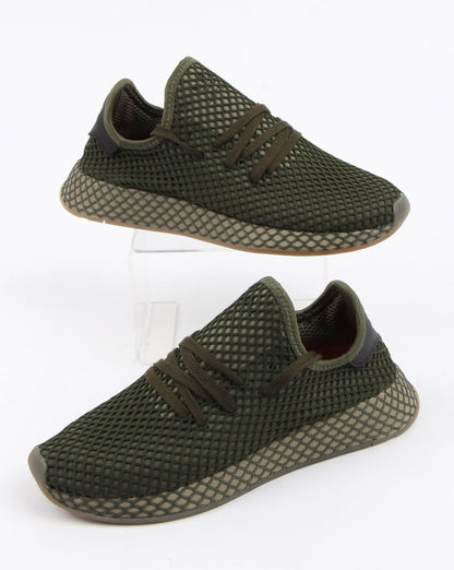 Adidas Deerupt Runner Trainers Base Green/orange