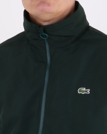 Lacoste Jacket Concealed Hood Deep Green