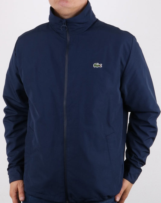Lacoste Lacoste Jacket Concealed Hood Navy