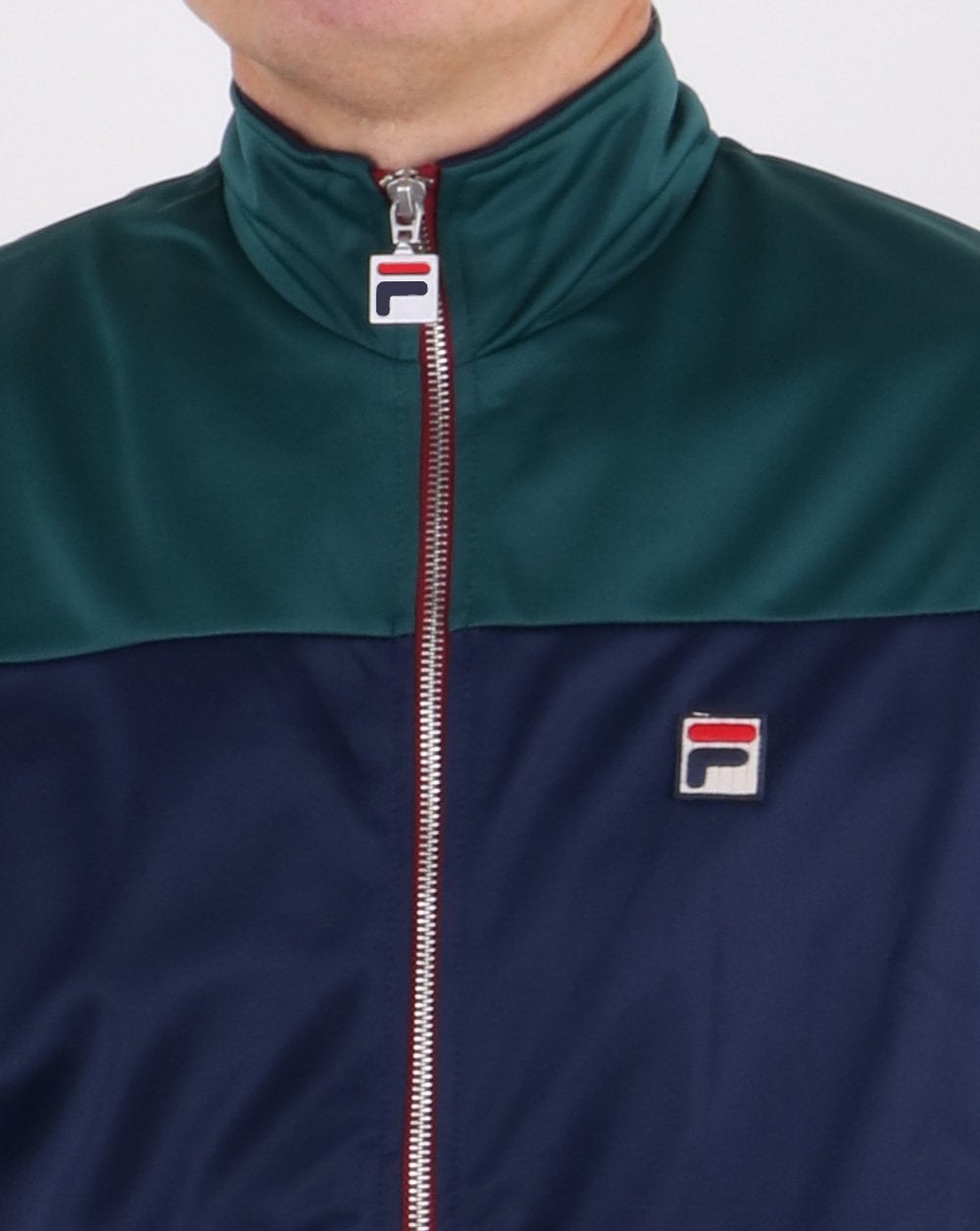 Fila Vintage Sterling Track Top Atlantic Deep/navy/tibetan Red
