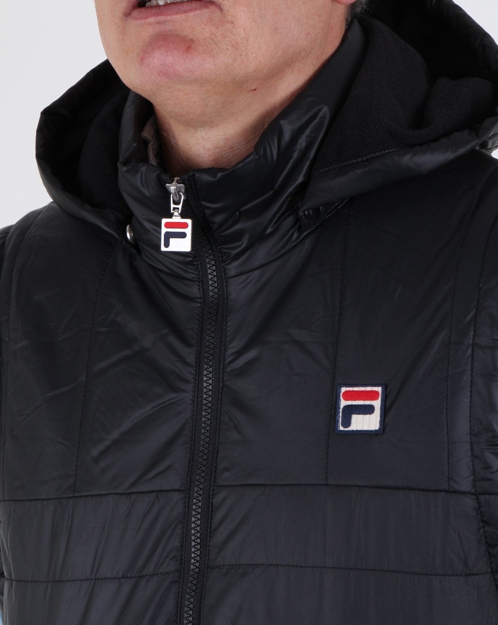 Fila Vintage Racer Gilet Black